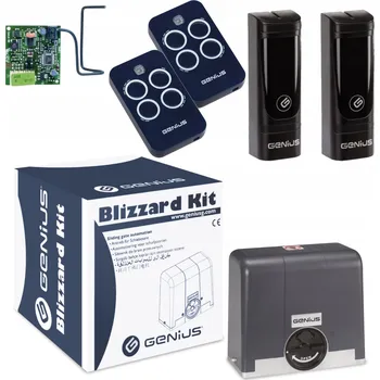 Pohon brány Pohon pro posuvné brány Genius wjazdowej zdalny siłownik z pilotem 230 V