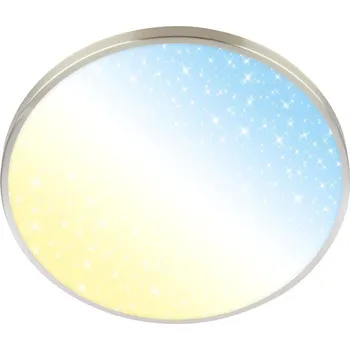BRILONER Competo stropní svítidlo pr.38 cm - 24W, 2600lm, stmívatelné, hvězdné nebe, CCT teplá - denní bílá, bílé 3907012