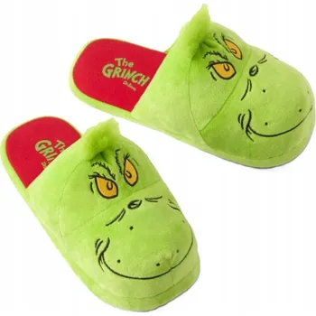 Dámské pantofle Vánoční Pantofle GRINCH Měkké, vel. 38-39, Vánoce