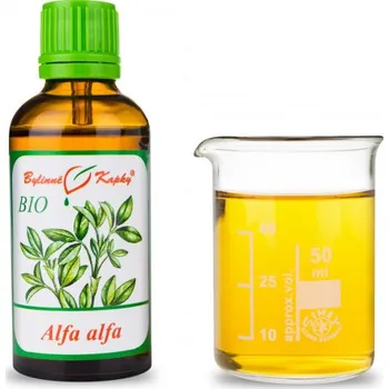 Doplněk stravy Bylinné kapky s.r.o. ALFAALFA - VOJTĚŠKA BIO - bylinné kapky - tinktura 50 ml BYLINNÉ KAPKY