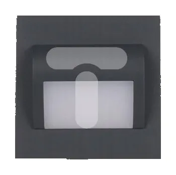 Nástěnné svítidlo Schodišťové svítidlo F&F 2 W s integrovaným LED zdrojem, 8,5 cm, černé