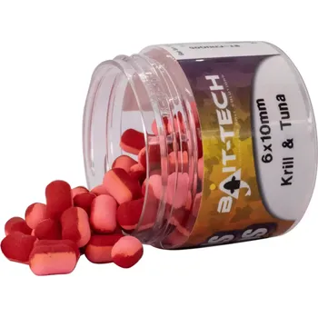 Boilies Bait-Tech Duo Col Criticals Wafters - Krill a Tuna 6x10 mm, 50 ml