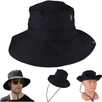 Klobouk LETNÍ RYBÁŘSKÝ KLOBOUK BUCKET ÚČINNĚ BLOKUJE UV ZÁŘENÍ