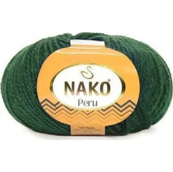 Příze Vlna NAKO PERU 100g ALPAKA VLNA 1809 zelená