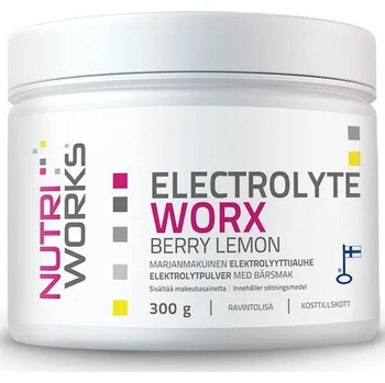 Nápoj pro sportovce NUTRIWORKS Electrolyte Worx 300g berry lemon