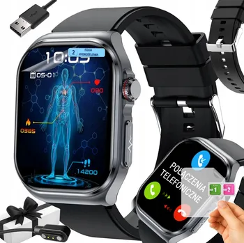 Hodinky Chytré Hodinky Hodinky PRO Multi Health - Hovory + Měření Teploty