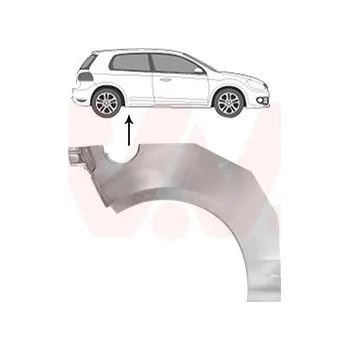 Příslušenství karosérie Boční stěna VAN WEZEL 5863146