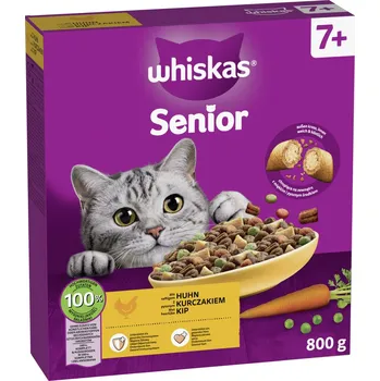 Krmivo pro kočku 2x800g Whiskas 7+ Senior Kuřecí