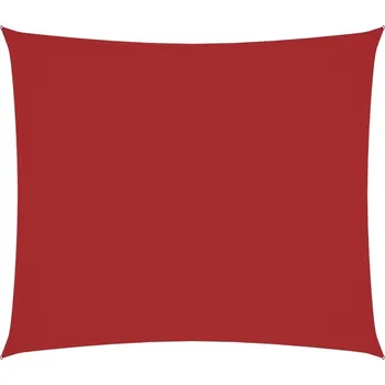 Slunečník Obdélníková zahradní plachta, Oxford tkanina, 2x2,5 m, červená