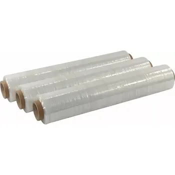 Obalový materiál Stretch fólie 50 cm / 23 µm – 3,0 kg (transparentní, ruční ovin)
