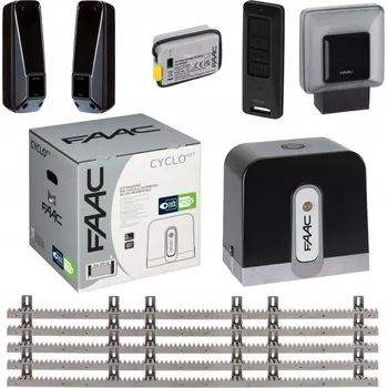 Pohon brány Pohon pro posuvné brány Faac brama przesuwna automat akcesoria