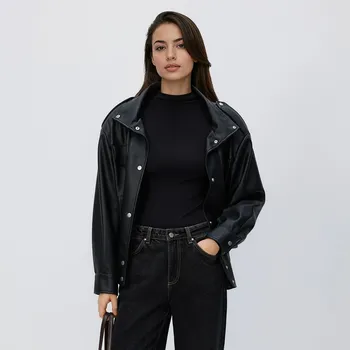 Dámské tričko Reserved - Tričko s dlouhými rukávy a vysokým podílem modalu - černý - 338JZ-99X - 338JZ-99X-S