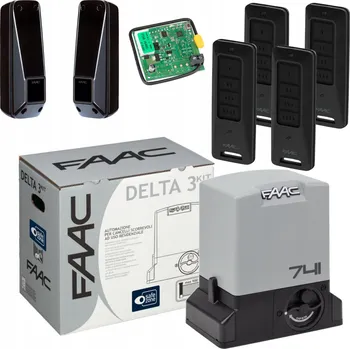 Pohon pro posuvné brány Faac wjazdowej zdalny siłownik z pilotem