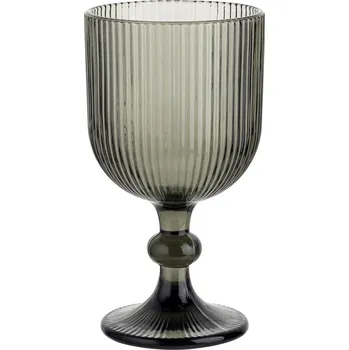 Sklenice Florina Sklenice na nožce Vacanza 370 ml, šedá