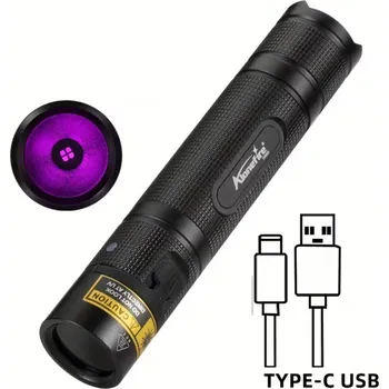 Svítilna Alonefire UV svítilna 10W UV 365nm filtrem s nabíječkou