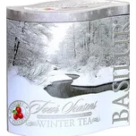 FOUR SEASON WINTER TEA - černý sypaný čaj s brusinkou - PLECH 100 g BASILUR