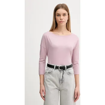 Tričko s dlouhým rukávem Sisley 3QU4L12EE růžová 34X, vel. S