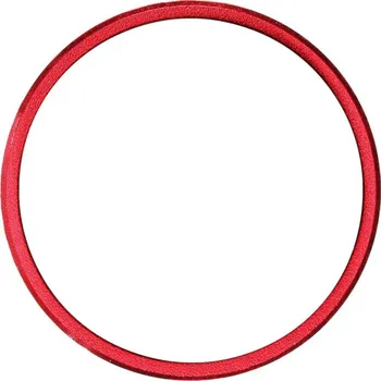 Náhradní ocelový kroužek zadní kamery pro iPhone XR - červený