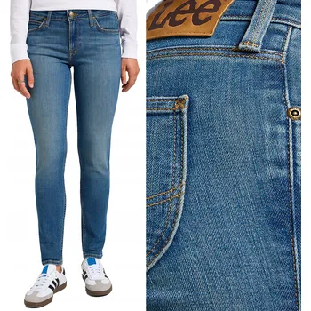 Dámské oblečení Lee SCARLETT dámské džíny rovného střihu, velikost 27/29