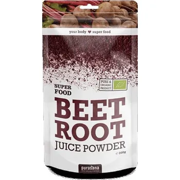 Přírodní produkt PURASANA Beetroot Juice Powder BIO 200g (Červená řepa)