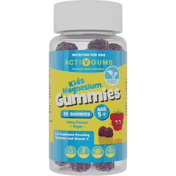 KIDS MAGNESIUM GUMMIES - žvýkací želé s hořčíkem - PRO DĚTI - lesní ovoce 30 ks ACTIVGUMS