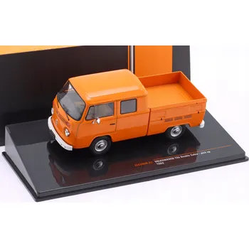 autíčko IXO VOLKSWAGEN T2b DoKa 1972 Oranžová 1:43