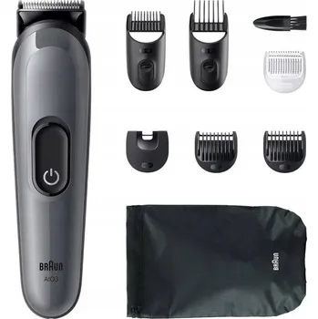 Strojek na vlasy Braun Series 3 AIO3540 Multifunkční zastřihovač vousů, vlasů a chloupků