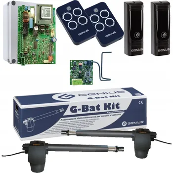 Pohon pro dvoukřídlé brány Genius wjazdowej zdalny siłownik z pilotem 230 V