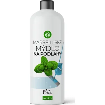 Čistič podlahy ČISTIČ NA PODLAHY - PŘÍRODNÍ - marseillské mýdlo - máta 1 L NANOLAB
