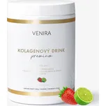 KOLAGENOVÝ DRINK PREMIUM - JAHODA A LIMETA pro vlasy, nehty a pleť 324 g VENIRA