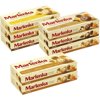 Trvanlivě pečivo Marlenka – Medové kuličky MARLENKA® - mix 8 x 235g