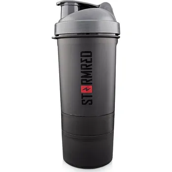 Shaker Stormred Shaker se zásobníkem černý, 500ml