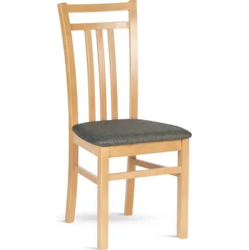 Jídelní stůl LOTY – čalouněná židle - dub lanýž , boss 4 camel