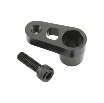 Zrcátko pro motocykl QTECH adaptér zpětného zrcátka M10/1,25 pravý závit (černý) M008-257