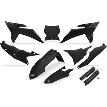 UFO kompletní sada plastů (FULL KIT) s kryty tlumičů KTM SX 125 / 150 / 250 / 300 25-26, SXF (SX-F) 250 / 350 / 450 25-26 barva černá (UFO kompletní sada plastů (FULL KIT) s kryty tlumičů KTM SX 125 / 150 / 250 / 300 25-26, SXF (SX-F) 250 / 350 / 450 25-2