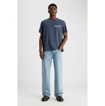 Pánské tričko Calvin Klein CK New York Script tričko Calvin Klein modrá | světle modrá 3196656