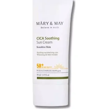 Přípravek na opalování Mary and May - Cica Soothing Sun Cream 50ml