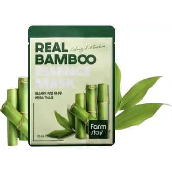 Pleťová maska Farmstay - Real Bamboo Calming & Moisture Essence Mask 23ml