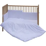 Souprava do postýlky 6dílná - Scarlett Měsíček - bílá 100 x 135 cm