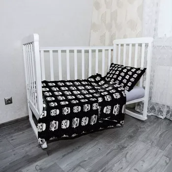 Povlečení Sablio Mikroplyšové dětské povlečení do postýlky Star Wars Stormtrooper Pattern - 120x90 / 40x60