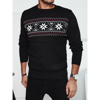 Pánské oblečení Pánský svetr sněhové vločky WX2276 Barva: Tmavě Modrá, Velikost: M