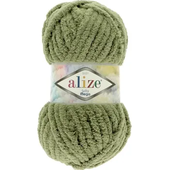 Příze Alize Softy Mega 03 olivově zelená