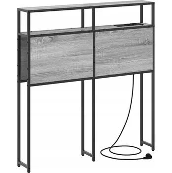 Úložné čelo postele s čelo Šedá sonoma 100 cm Kompozitní dřevo