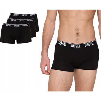 Boxerky Pánské boxerky DIESEL černé, sada 3 kusů - XL