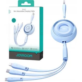 Datový kabel Kabel Joyroom USB - USB typ C / microUSB / Lightning, 1 m, vícebarevný