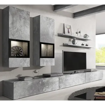 Nábytek CASARREDO Obývací stěna Barly 10 světlý beton