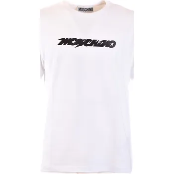 Pánská móda Moschino pánské tričko Moschino bílá 3492845