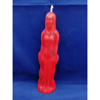 Svíčka Svíčka figurální Žena červená