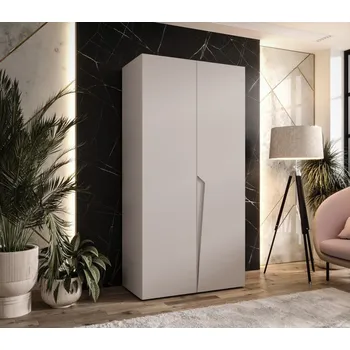 Šatní skříň Šatní skříň 100 cm SORAYA 1 - kašmír / kašmírový úchyt