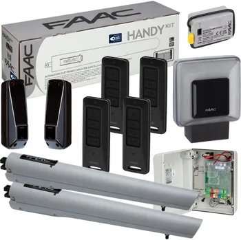 Pohon pro dvoukřídlé brány Faac wjazdowej zdalny siłownik z pilotem